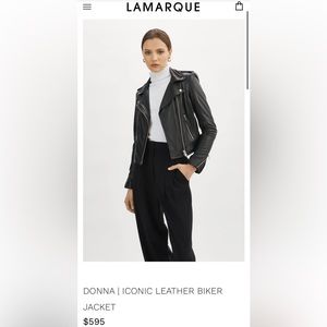 DONNA | ICONIC LEATHER BIKER JACKET